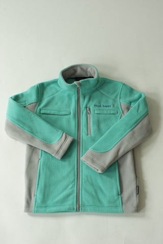 Girls' Teal Chemo Cozy Fleece Jackets with PICC Line and Port Access for Pediatric Cancer Chemotherapy Infusions
