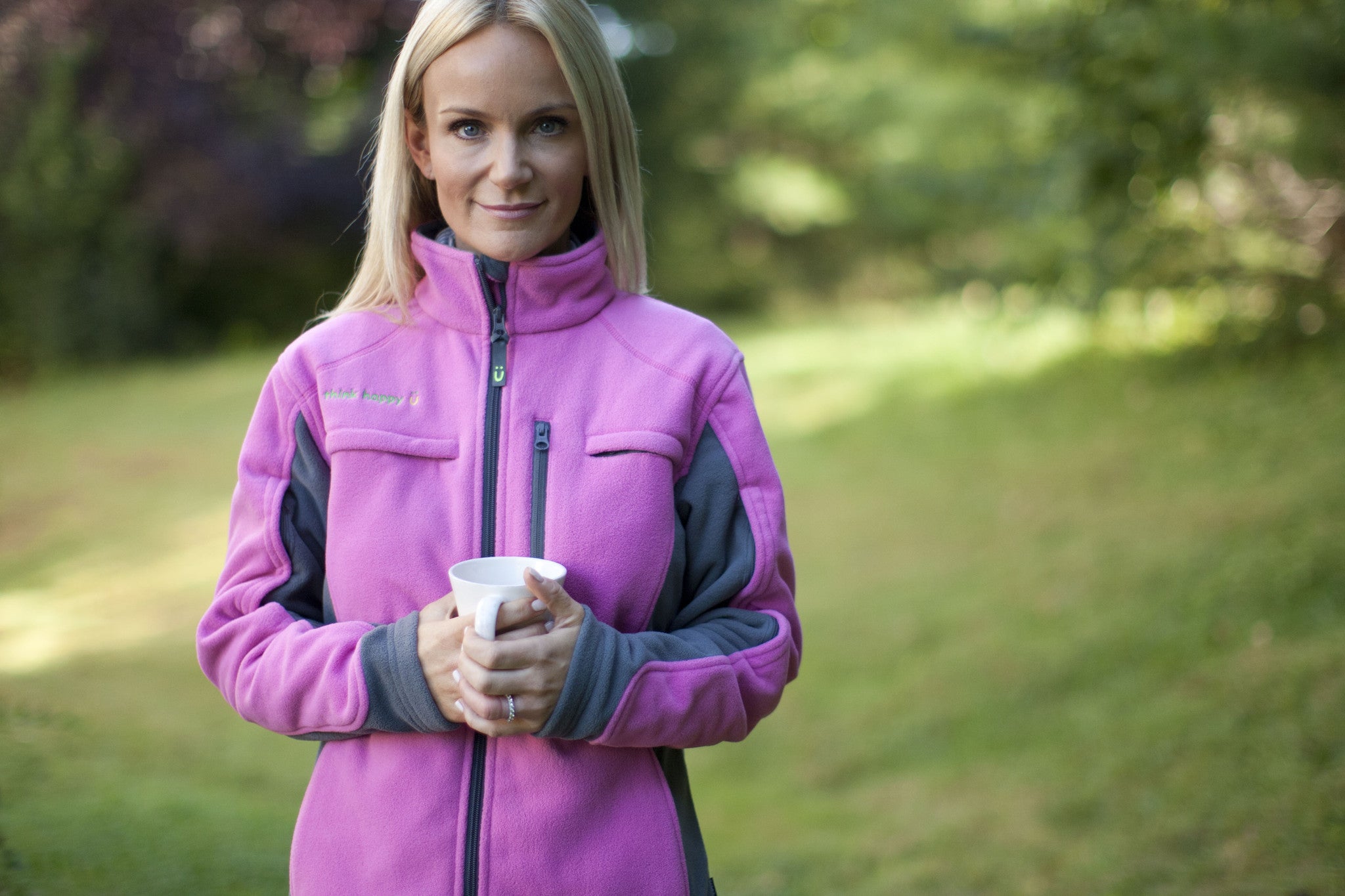 Women's Polar Fleece Jacket - Pink