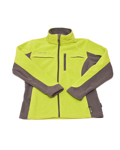 Men's Green Chemo Cozy Fleece Jackets with PICC Line and Port Access for Cancer Patients