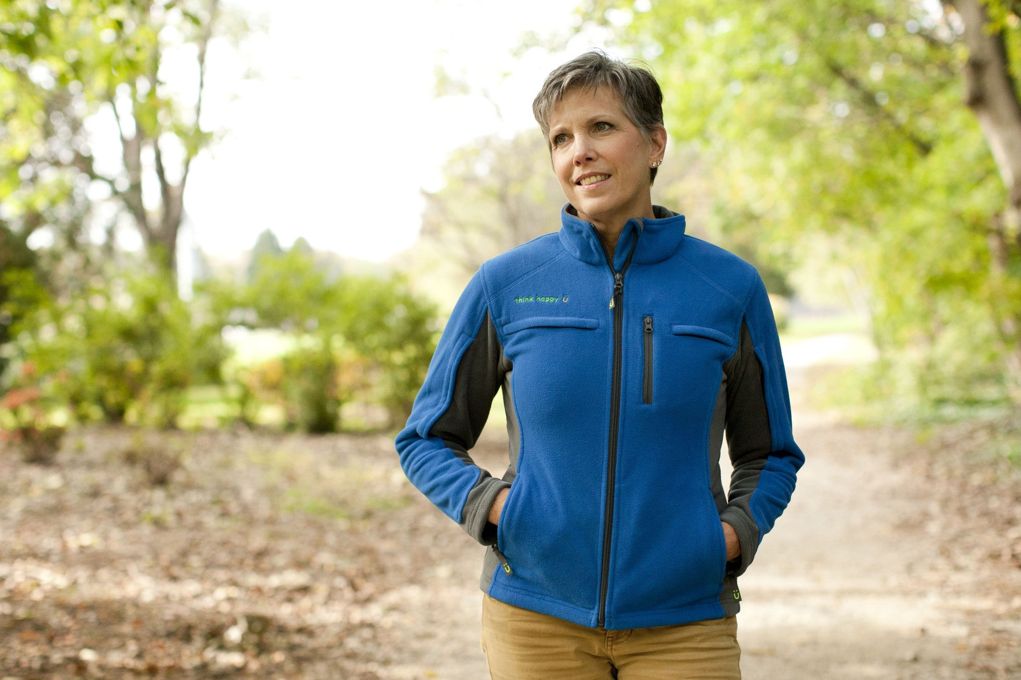 Women's Polar Fleece Jacket - Blue